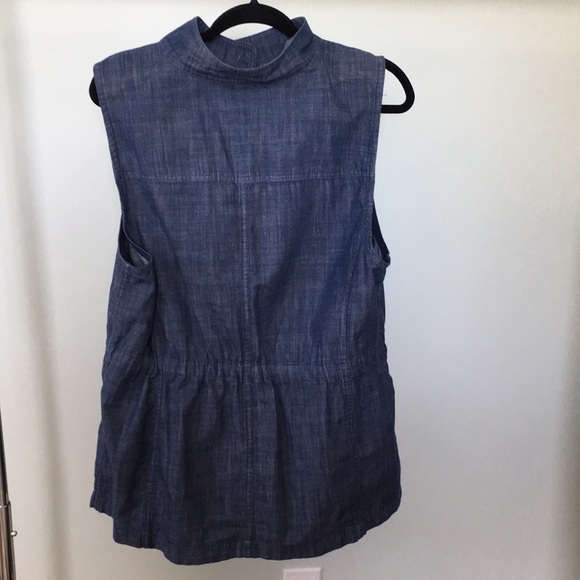 Talbots Jean Vest - Picture 2 of 8